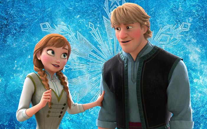 Anna en Kristoff kleurplaten uit Frozen