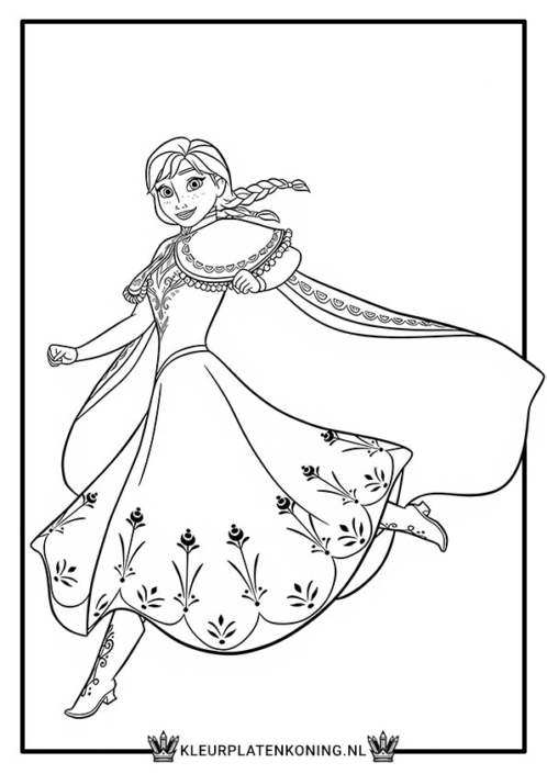 Anna kleurplaat