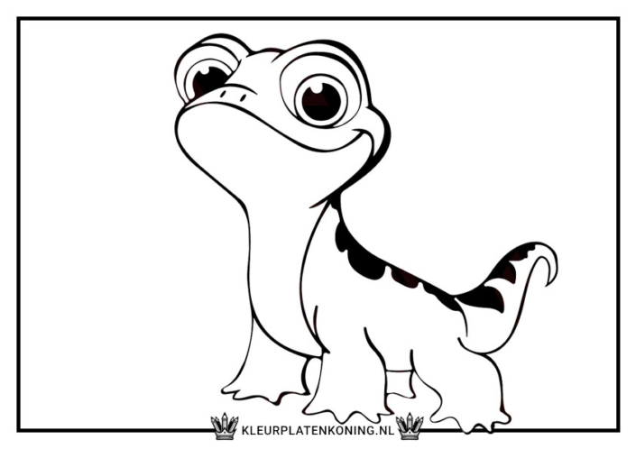 Kleurplaat Bruni Frozen 2